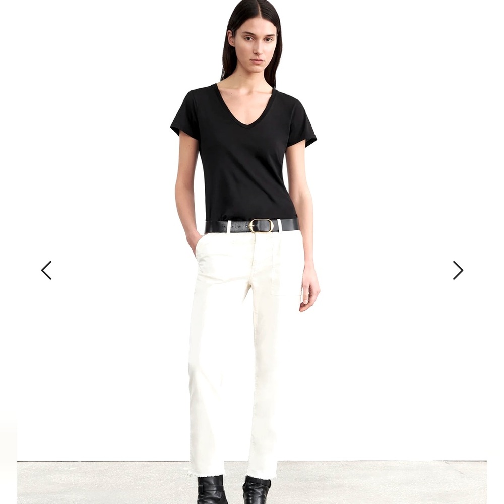 Nili Lotan Jenna Pants in White. Size 4. Pristine condition.